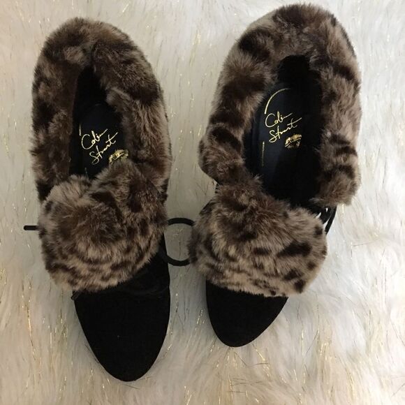 NEW! Colin Stuart Platform Booties - Picture 8 of 14